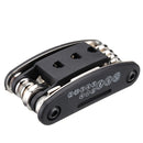 BIKIGHT Bike Bicycle Repair Tool Pump With Gauge 16in1 Screwdriver Tire Repair Patch Saddle Bag Cycl