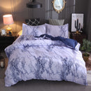 3 PCS Bedding Sets Stone Pattern Simple Style Quilt Cover Pillowcase For Queen Size