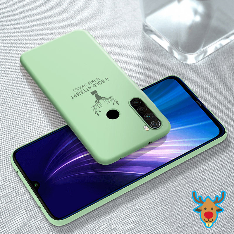 For Xiaomi Redmi Note 8 Cover Bakeey Deer Pattern Shockproof Soft Rubber Liquid Silicone Protective Case