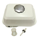 Fuel Gas Tank with Petcock Gas Cap Filter White For Honda GX160 5.5HP
