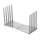 Stainless Steel Kitchen Storage Rack Adjustable Retractable Kitchen Pan Pot Organizer