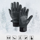 Naturehike GL05 Polyester Fiber Windproof Warm Glove Outdoor Splash Water Gloves Touch Screen Gloves Hunting Running Cycling Sports Gloves-Navy/Black