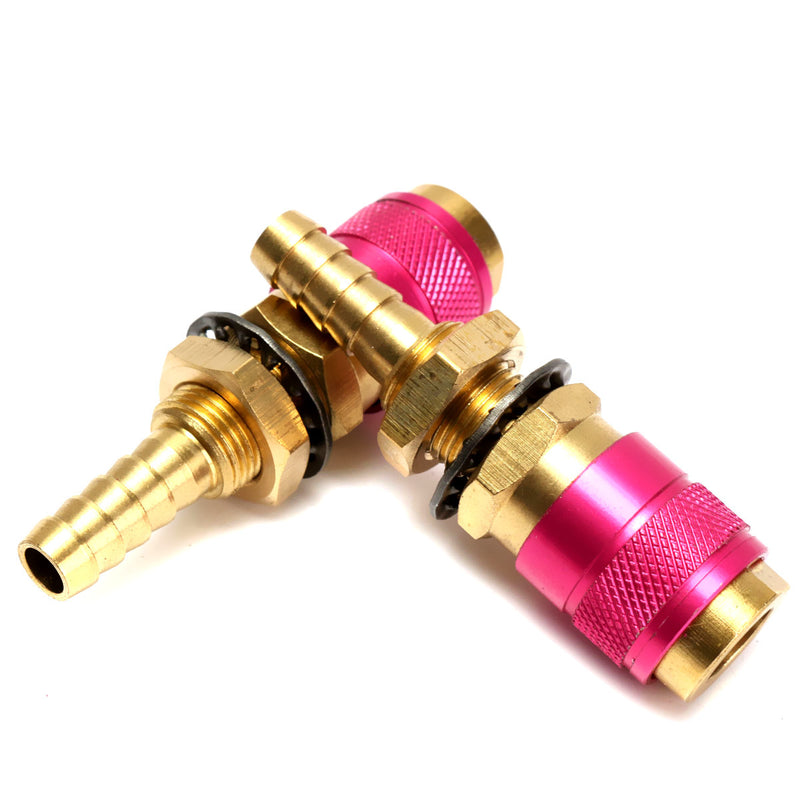 2 Sets Water Cooled Gas Adapter Quick Connector Fitting for TIG Welding Torch