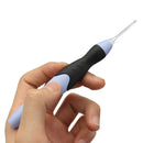 9 In 1 USB Weave Craft Tools Kit LED Light Up Crochet Hooks Knitting Needles Set