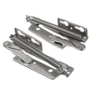 2Pcs Stainless Steel Wardrobe Doors Triangle Spring Hinge