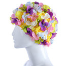 Flowers Design Cap Delicate Personalized Three-dimensional Petal Swimming Caps for Long Hair Sale
