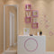 5Pcs 10 Colors DIY Heart Shape Wall Stickers Decal Acrylic Home Wall Door Bedroom Decor