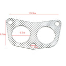 Turbo Engine Manifold Pipe Graphite Aluminum Seal Gasket For HONDA D-SERIES 190584176881 4-2-1 D15 D16