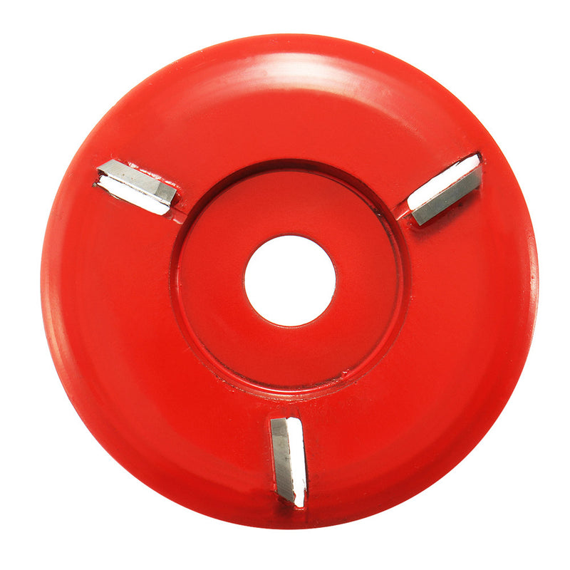 90mm Diameter 16mm Bore Red Power Wood Carving Disc Angle Grinder Attachment