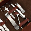 Y.F.M 10pcs Stainless Steel Ingrown Toe Nail Clippers Nipper Manicure Tools Set Kit Pusher Cleaner File