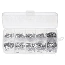 Suleve M2SH2 480Pcs M2 Hex Socket Button&Flat Head Screw 304 Stainless Steel Bolt Nut Assortment