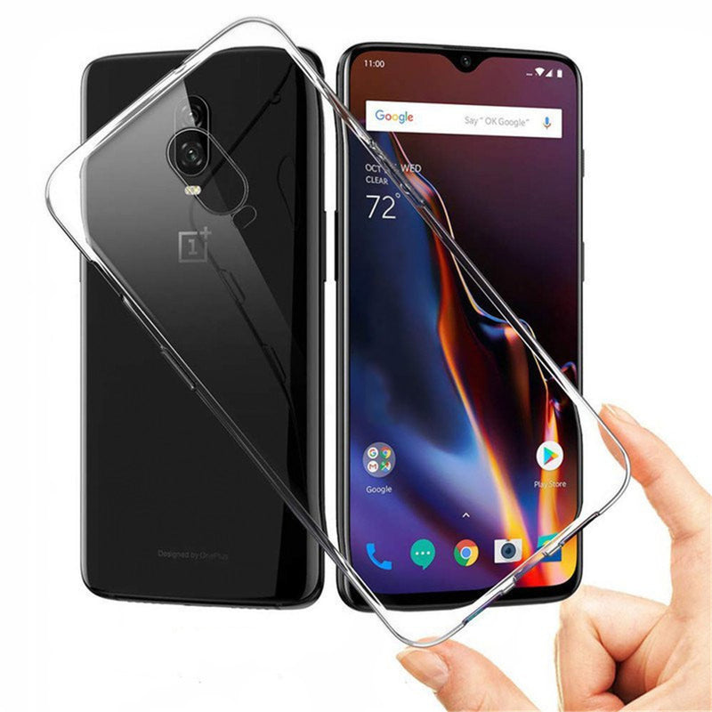 Bakeey Transparent Shockproof Soft TPU Back Cover Protective Case for OnePlus 6T
