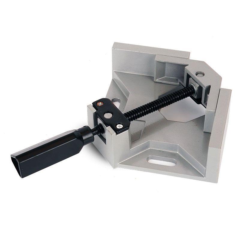 90 Right Angle Aluminum Alloy Woodworking Clamp with Single/Double Handle Vice Holder Tools