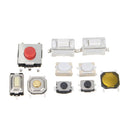 Excellway PB01 250Pcs 10 Types Tactile Push Button Touch Switch Remote Keys