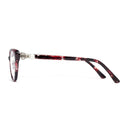 Tortoiseshell Red Reading Glasses Far And Near Dual Purpose Fshion Anti Blue Light Resin Presbyopic Glasses Progressive Multi Focus Intelligent Presbyopic Glasses