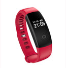 F08HR OLED Heart Rate Health Monitor Smart Watch Bracelet Pedometer IP67 Waterproof