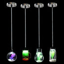 Modern Jar Cup Bulb Sphere Style Glass Plant Ceiling Pendant Light Hanging Lamp For Indoor Decor