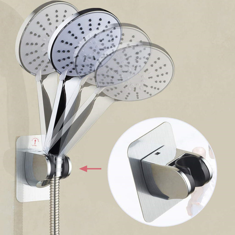 Shower Head Handset Holder Bathroom Wall Mount Bracket ABS Adjustable Punch Free Shower Bracket Showerhead Base
