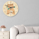 Loskii CC036 Creative Wall Clock Mute Wall Clock Cartoon Wall Clock For Home Office Decorations