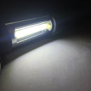 XANES CL13 Hidden Stretchable COB Light + 90 Rotated Head Light Magnetic Tail LED Flashlight