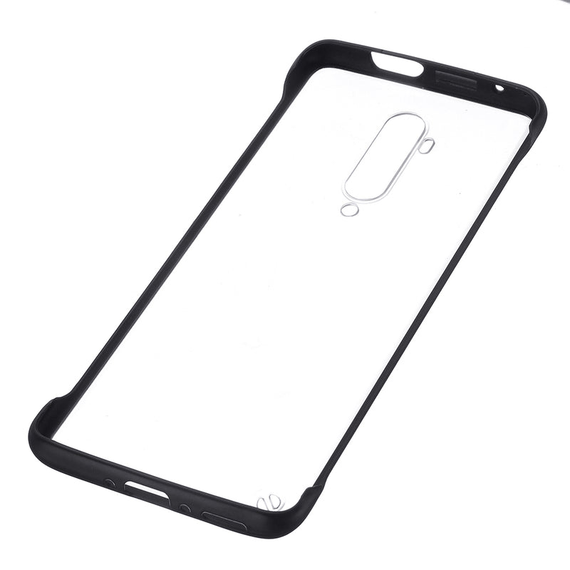 Bakeey OnePlus 7T Pro Frameless Ultra Thin Matte with finger ring Hard PC Protective Case