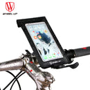 WHEEL UP Bike Waterproof Handlebar Touchscreen Phone Bag Universal 360 Rotataing Quick Release