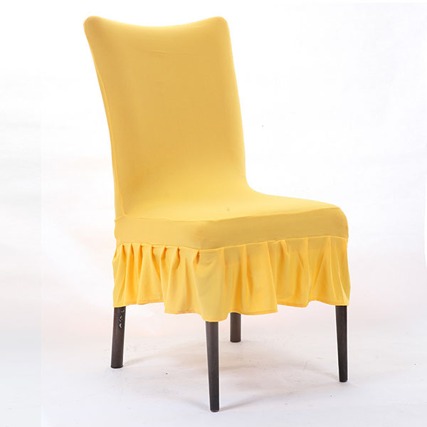 Honana Elegant Pure Color Elastic Stretch Chair Seat Cover Dining Room Home Wedding Deco