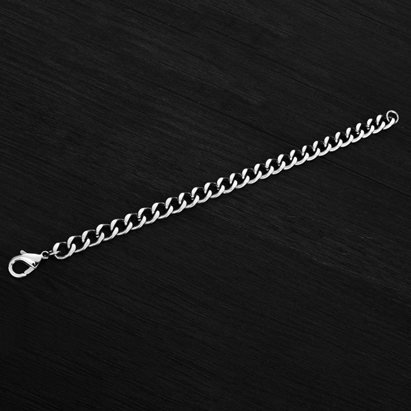 Trendy Stainless Steel Chain Bracelet Fashion Men Gold Bracelet
