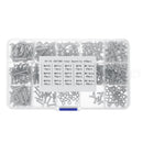 440Pcs/Set Stainless Steel Screw Bolt Nut Round Head Cap Socket Hex Bolt M3 M4 M5