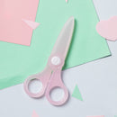 Jordan&Judy JJ-YD0013 1 PCS Mini Scissors Round Head Plastic Children Safety Scissors Student Kids Paper Cutting Minions Supplies for Kindergarten School