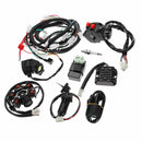 Full Electrics Wiring Harness Loom CDI Coil For GY6 150CC ATV Quad Go Kart Buggy