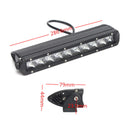 12Inch 50W Single Row LED Spot Work Light Bar 4WD Off Road 4x4 For Truck SUV