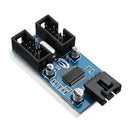 9Pin USB Header Male 1 to 2 Female Extension Splitter Cable 9 Port Multiplier Board
