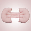 Women Gravida Women Splicing Solid Sleeping U-Shaped Pillow Abdominal Cushion
