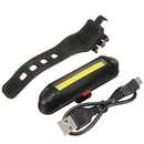 USB Rechargeable LED Bicycle Bike Rear Back Tail Light Bright Safety Lights Red/White