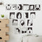 Miico FX42003 2PCS Glass Window And Door Decoration Stickers Wall Sticker DIY Sticker