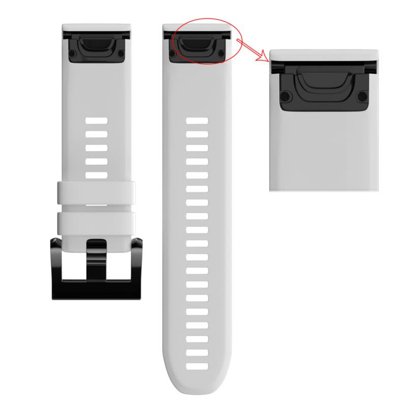 22mm Silicone Replacement Strap Watch Band for Garmin Fenix 5/Forerunner 935