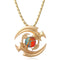 Unisex Fidget Spinner Necklace Twine Pendant Necklace for Men Women