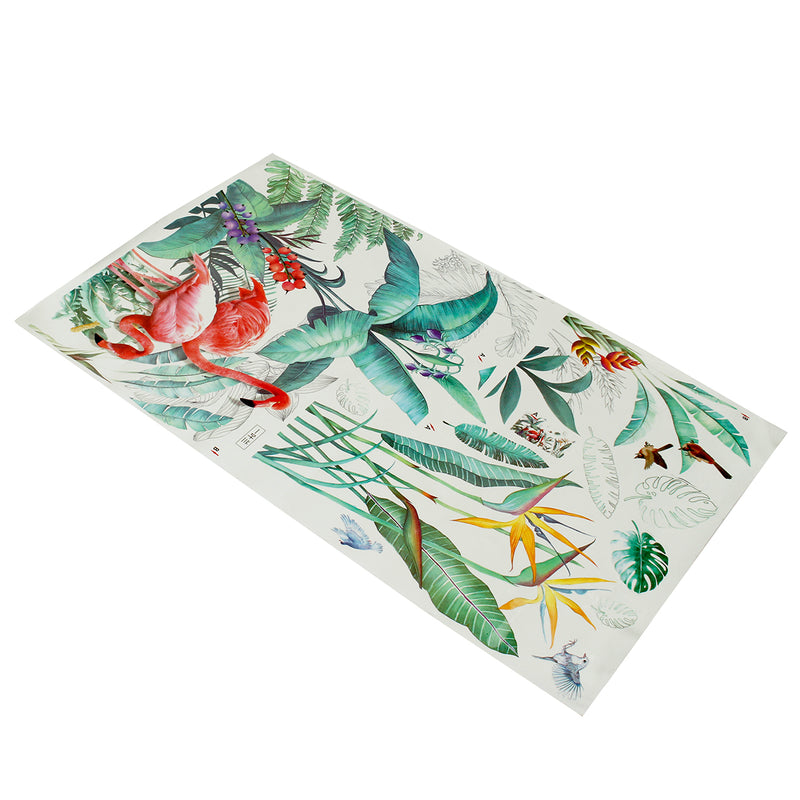 Tropical Plant Leaves Wall Sticker Modern Art Decal Wall Mural Home Decorations