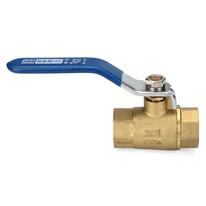 TMOK TK201 1/2" 3/4" 1" Female Brass Two Piece Full Port Thread Ball Valves with Vinyl Handle