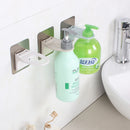 Wall Mounted Magic Sticky Shampoo Hook Shower Hand Soap Bottle Hanging Holder Bathroom Hanger Access