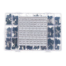 660pcs 24Value Capacitor Kit 100V 2A221J to 2A474J Polyester Film Capacitor Assorted Kit 0.47nF 0.68nF 1nF 2.2nF Capacitors
