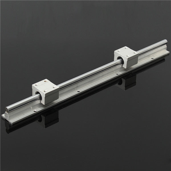 SBR10 L400mm Axis Linear Track Rails Shaft With 2pcs SBR10UU Block Bearing