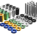 6mm Racing 1inch Billet Hood Vent Spacer Riser Kits For Car Auto Turbo Engine Motor