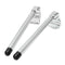 Pair 7/8"41mm Motorcycle Clip-on Bar Tube Handlebars CNC For Yamaha/Honda/GSXR