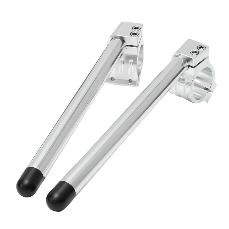 Pair 7/8"41mm Motorcycle Clip-on Bar Tube Handlebars CNC For Yamaha/Honda/GSXR