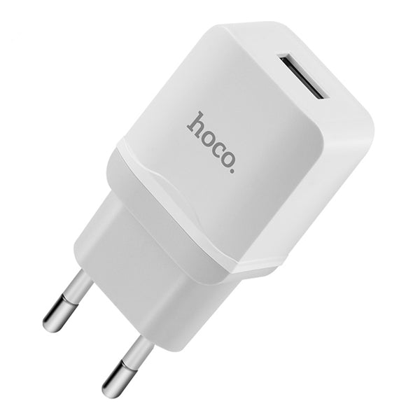 Hoco C22A 2.4A EU Plug Single Port Fast Charging Travel Wall Charger For iphone X 8/8Plus Samsung S8