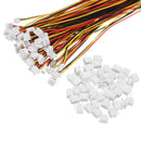Excellway 100Pcs Mini Micro ZH 1.5mm 3-Pin JST Connector Plug With Wires Cables 15cm