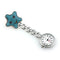 Women Cartoon Sea Star Shape Smiley Face Nurse Watch Colorful Pocket Watch