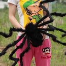 5FT/150cm Hairy Giant Spider Decorations Huge Halloween Outdoor Decor Toys for Party